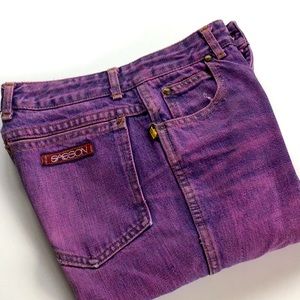 VINTAGE 80’s Sasson jeans purple